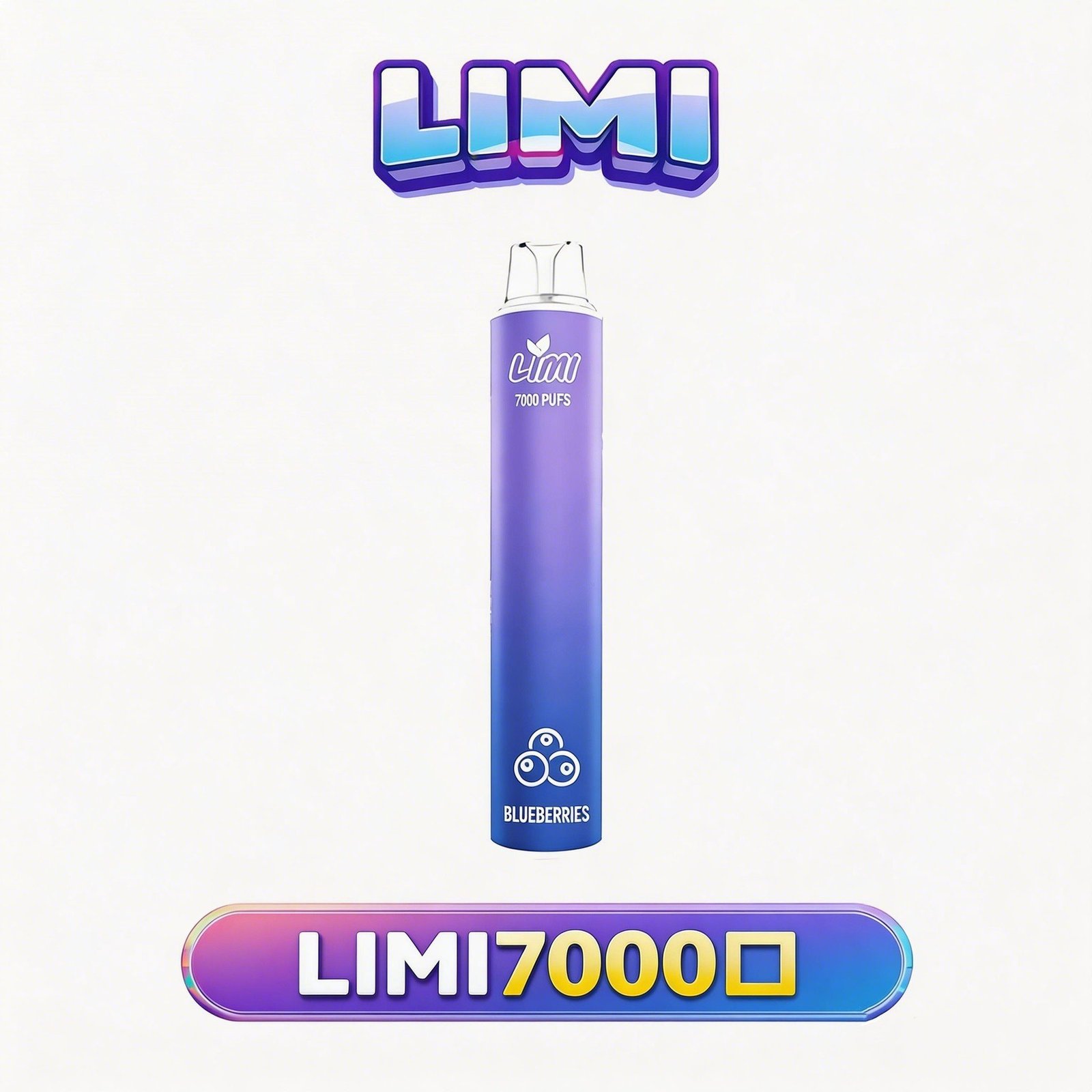 LIMI 7000口 吸氣會發光 LED 燈超帥 3.5% 夠勁擊喉感冰涼超爽 650mAh續航 可充電設計不用怕沒電 台灣現貨